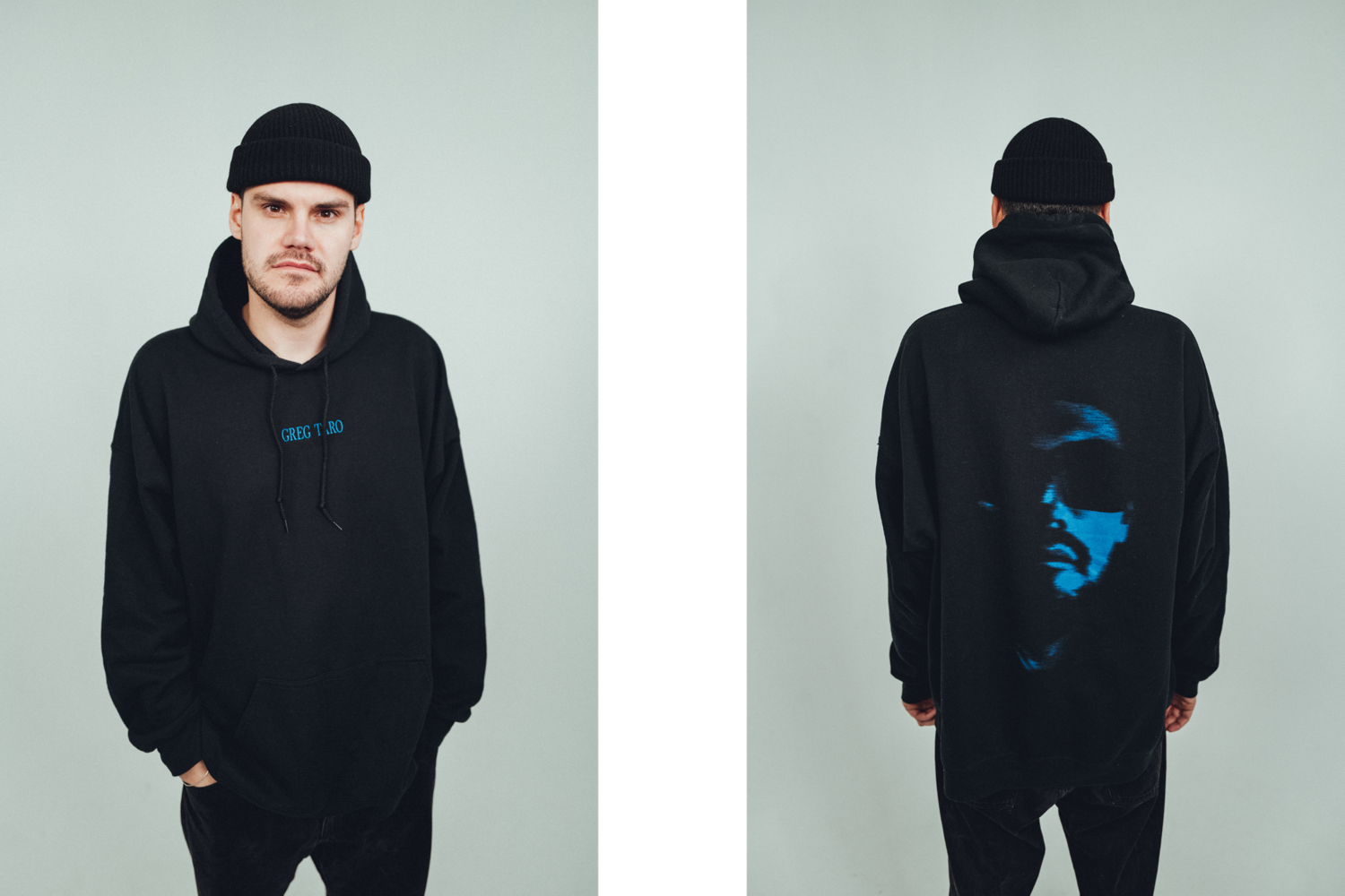 Greg Taro Hoodie, black